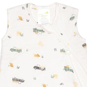 Sac de nuit matelassé en bambou - Prairies (2.5 togs)