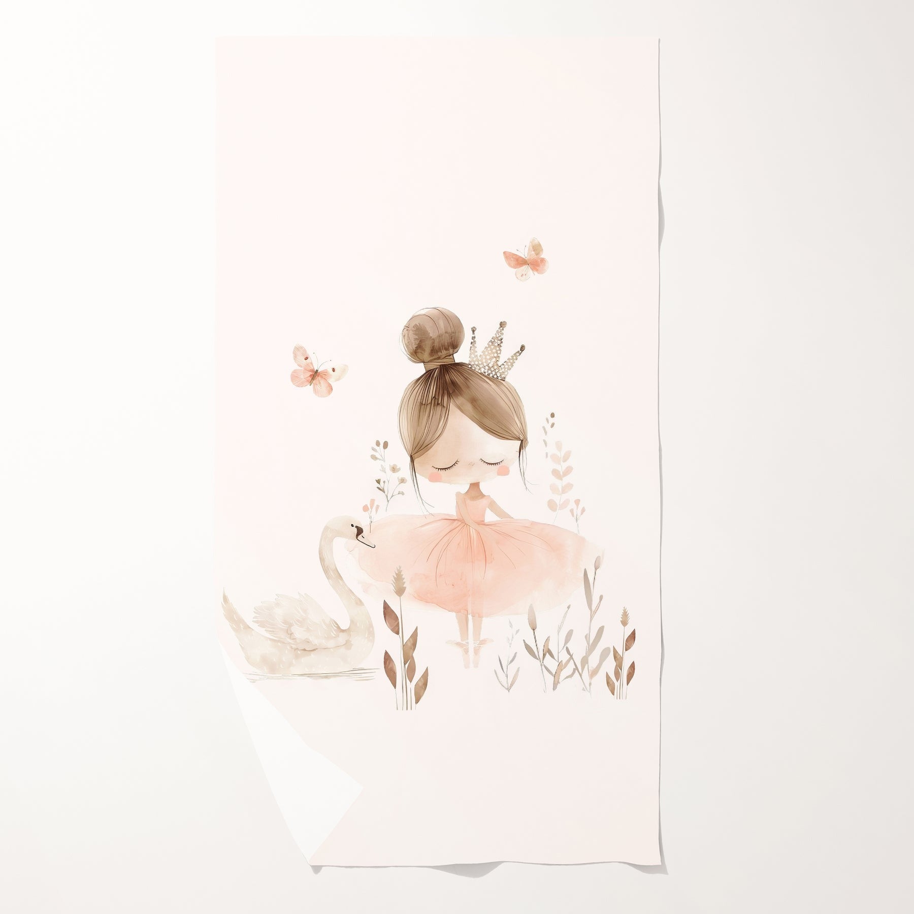 Serviette de plage polyvalente - Petite Angélique (Ballerine)