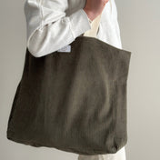 Sac cabas en corduroy