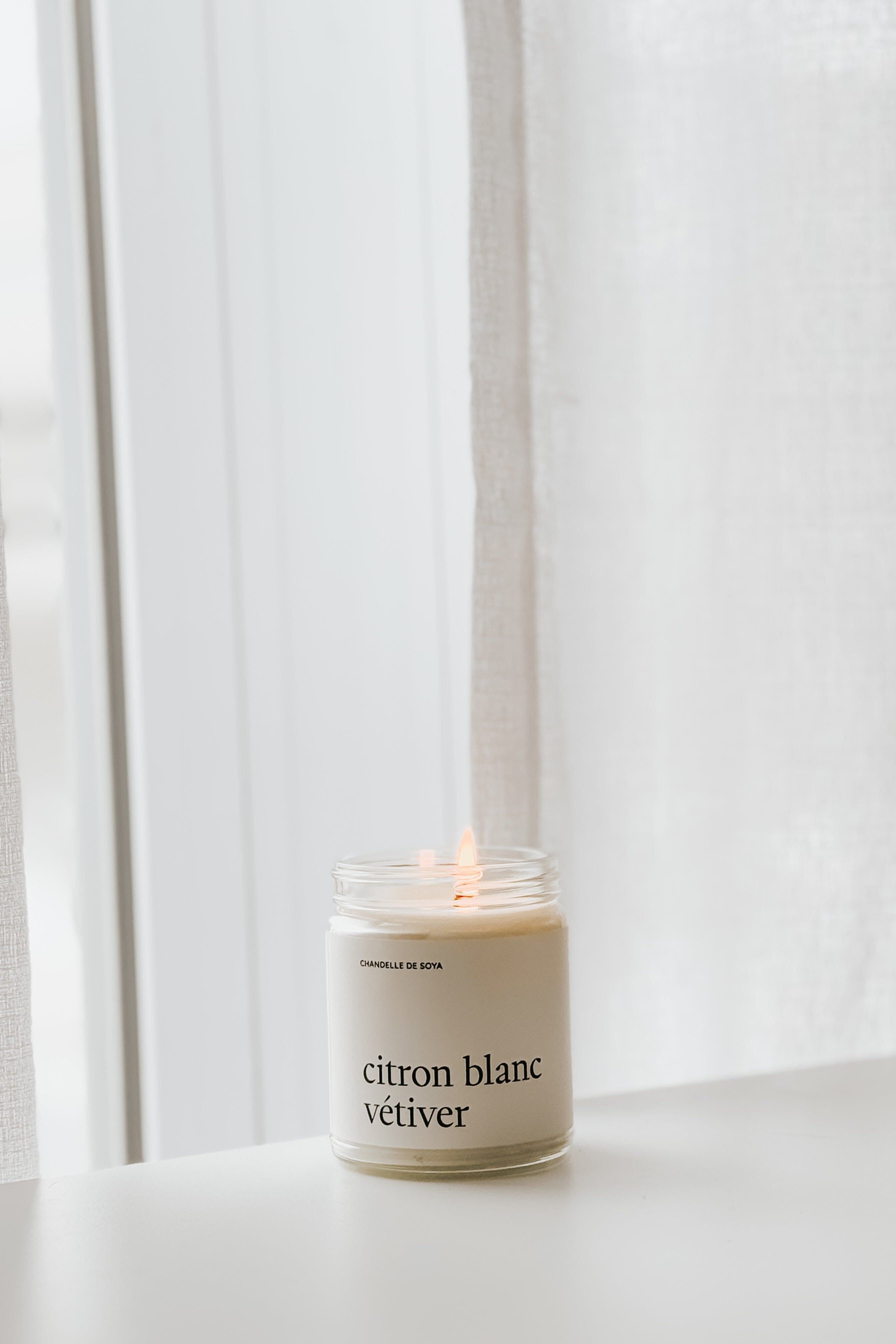 CHANDELLE DE SOYA - Citron blanc vétiver