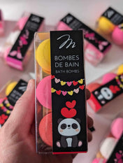 Bombe de bain - Panda amoureux