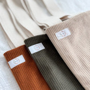 Sac cabas en corduroy