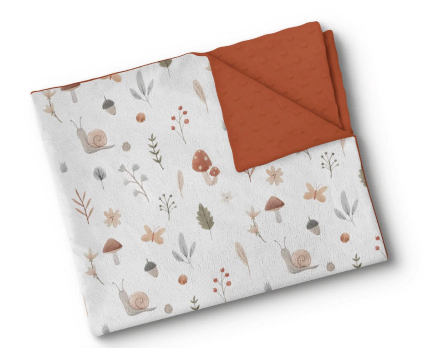 Couverture en minky - Forêt magique