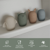 Jouets de bain silicone - Collection Woodland