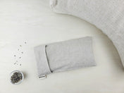 Repose-yeux avec housse lavable - Chanvre & coton bio sable
