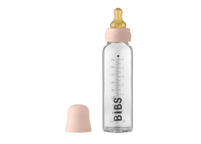 Biberon en verre pour bébé Latex 225 ml - Blush