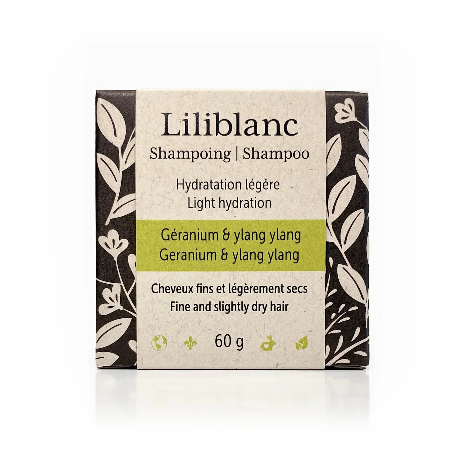 Shampoing en barre - Cheveux secs – Géranium & Ylang Ylang