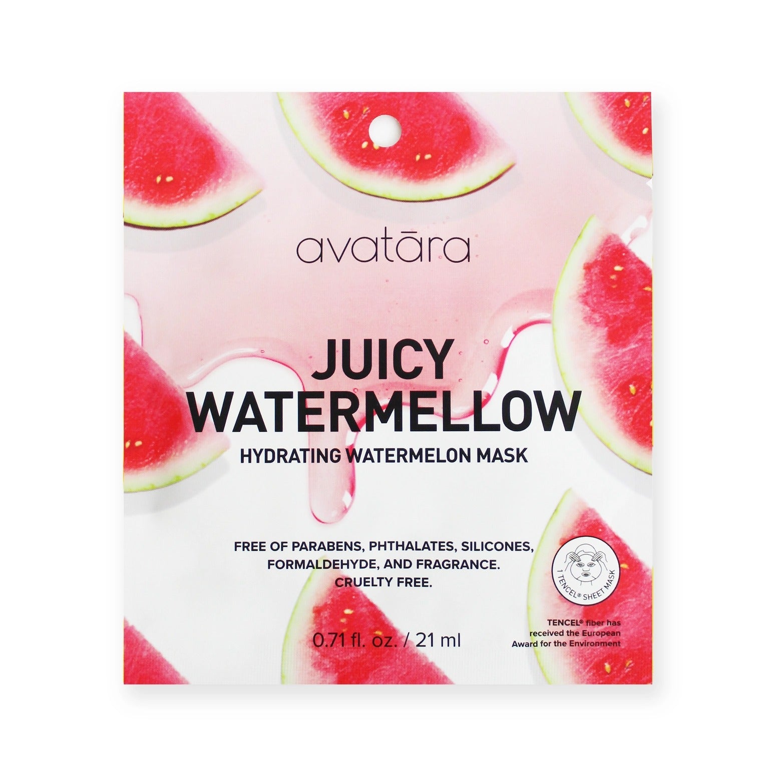 Masque hydratant en tissu à la pastèque - Juicy Watermellow