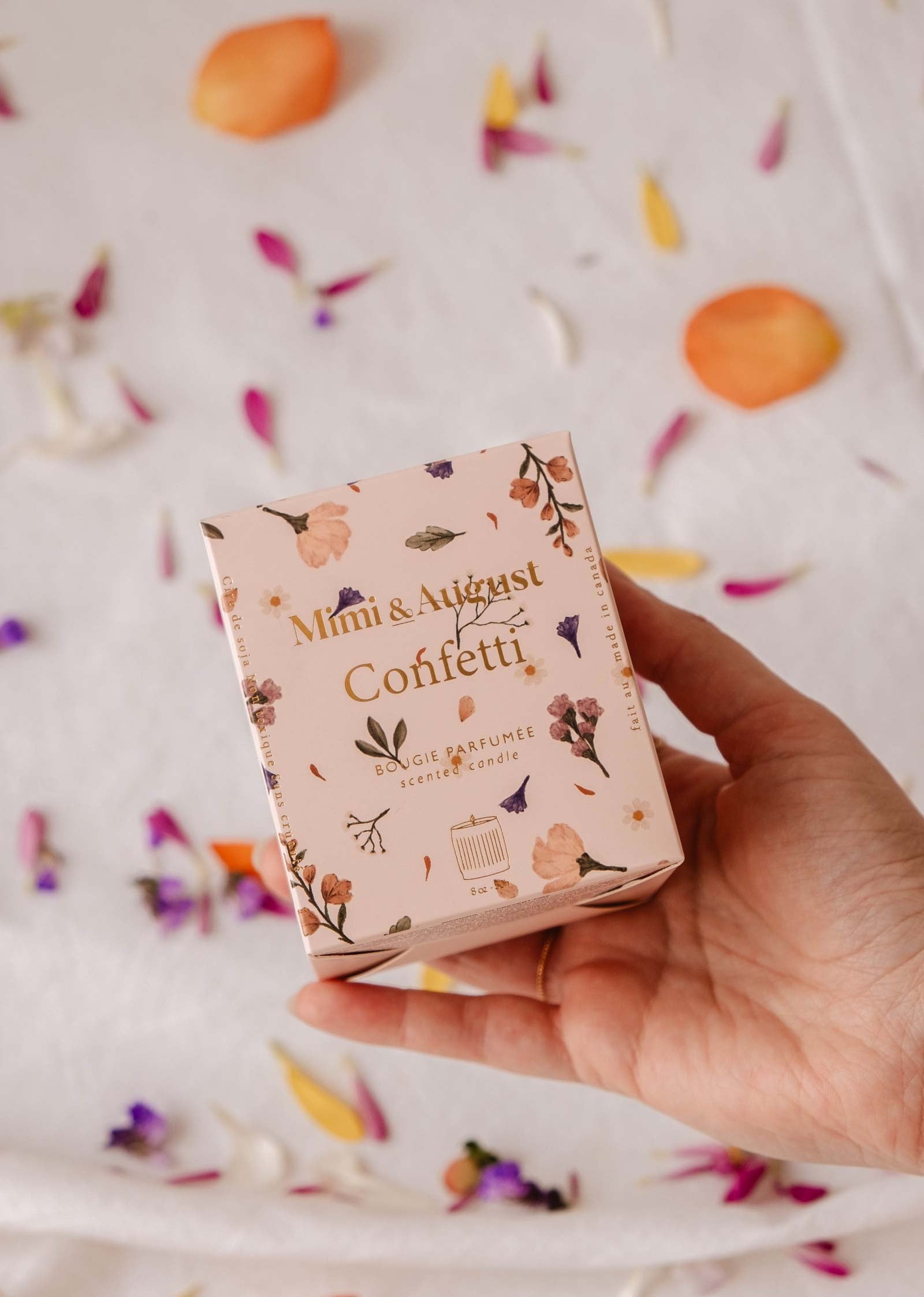 Bougie réutilisable - Confetti