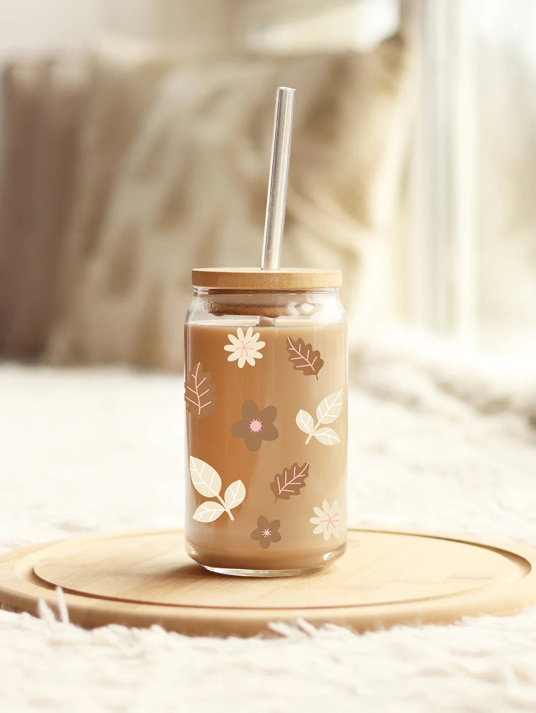 Verre boho - fraises - MOMY main image 1