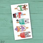 Tatouage -Gâteaux popsicles de Noël