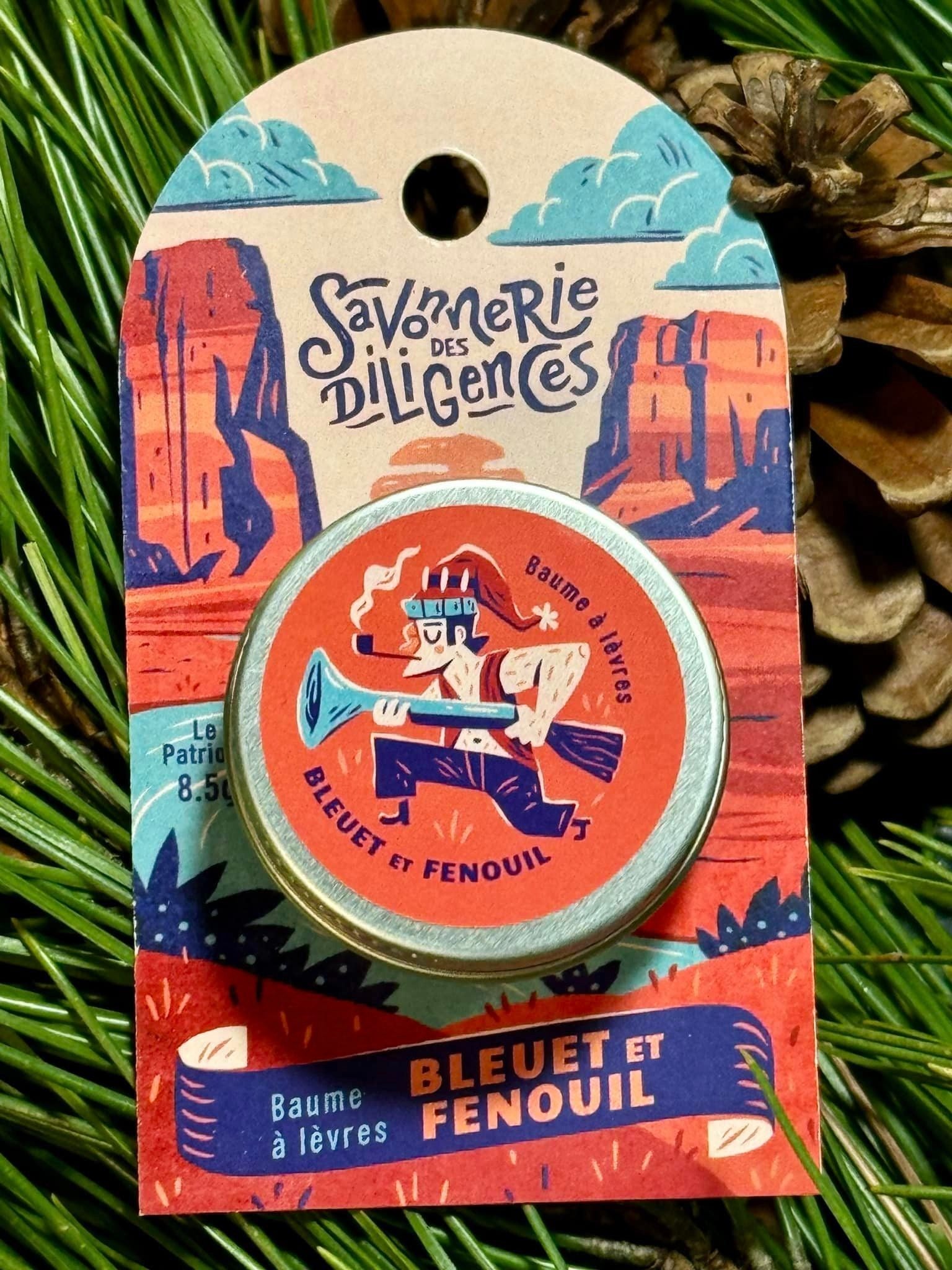 Baume à lèvres - Le Patriote: Bleuet et fenouil