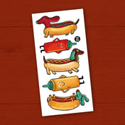 Tatouage -  Ketchup le chien saucisse