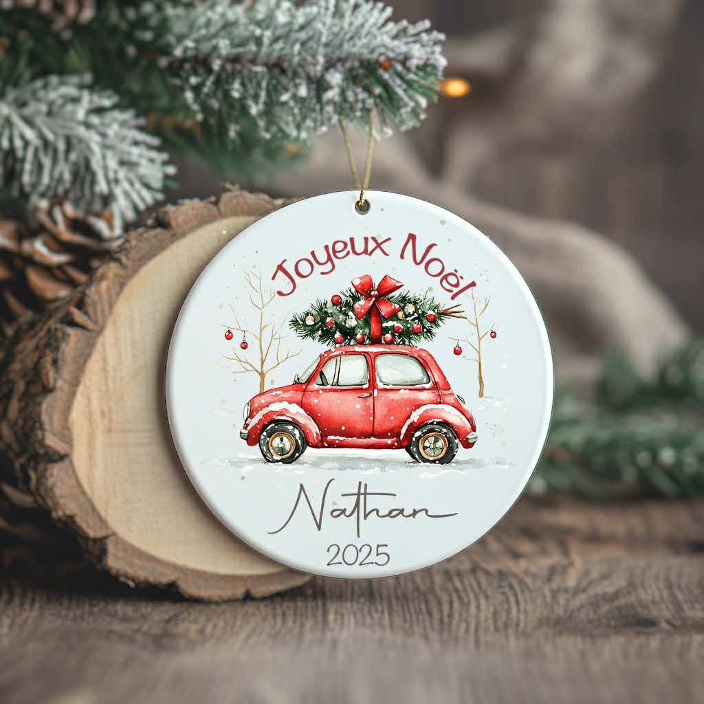 Ornement/Boule de Noël à personnaliser