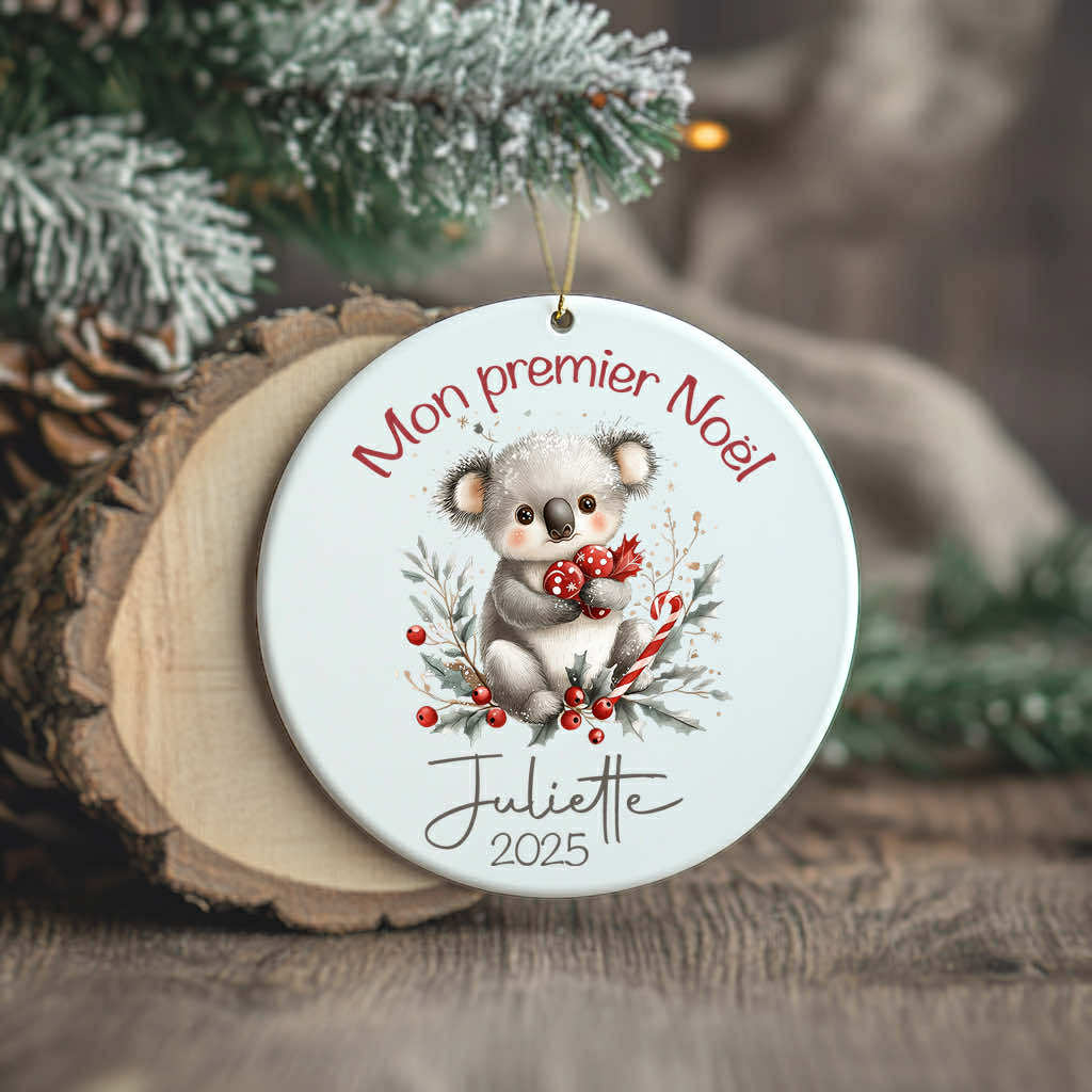 Ornement/Boule de Noël à personnaliser