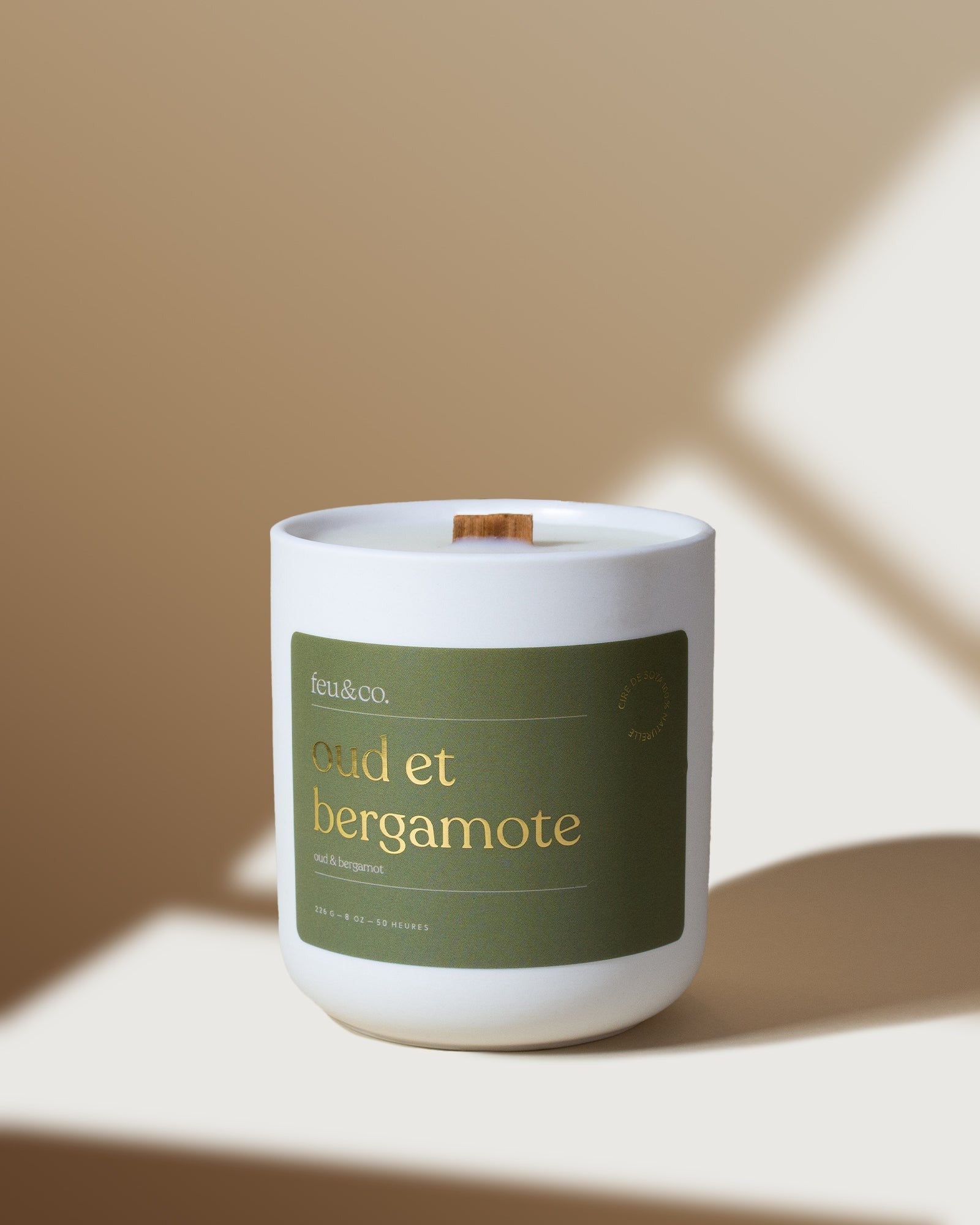 Bougie - Oud et bergamote COUP DE COEUR