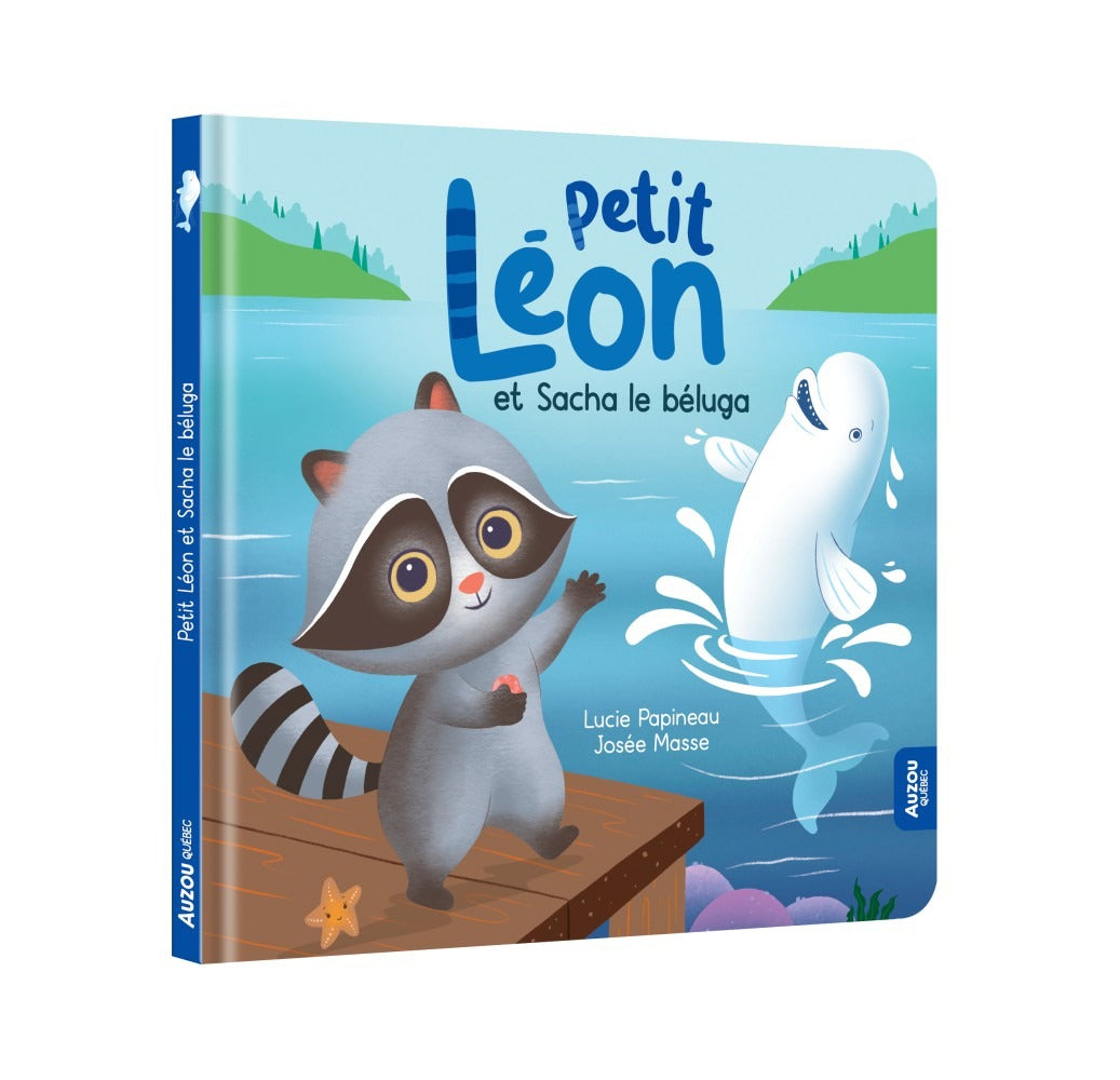 Livre -  Petit Léon Et Sacha Le Béluga