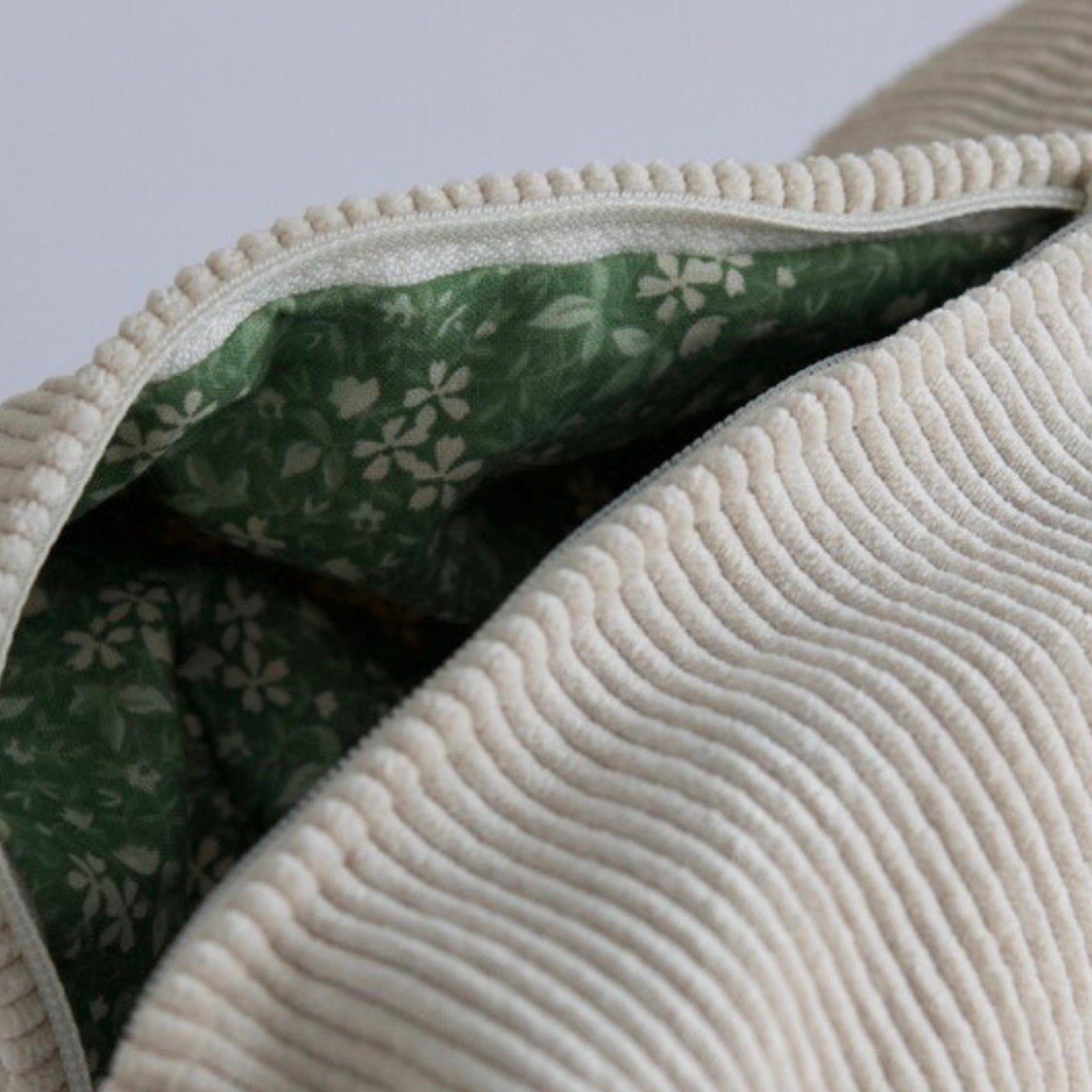 Sac à cosmétique cylindrique format petit - Beige