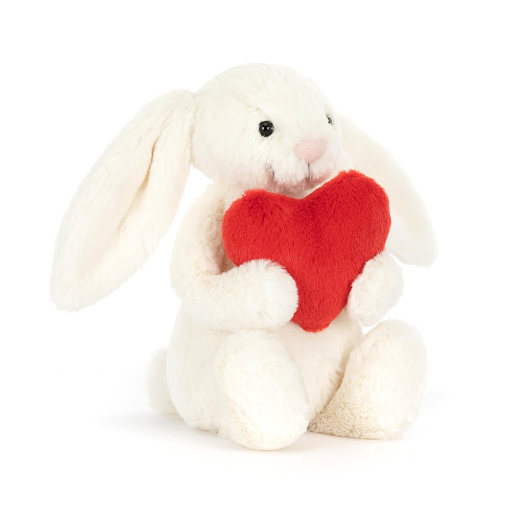 Peluche - Bashful Red Love Heart Bunny