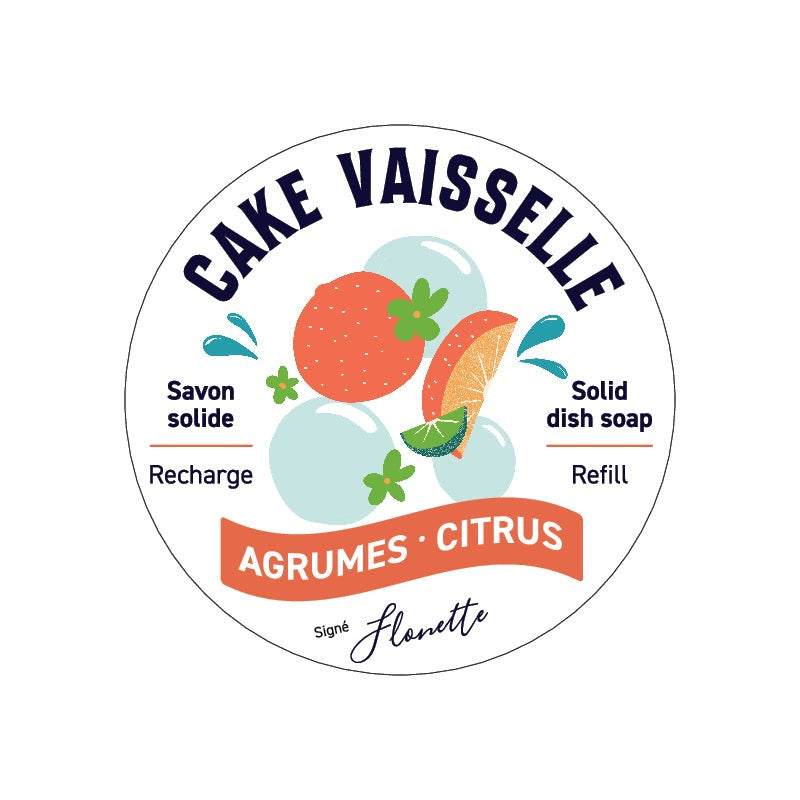 Cake vaisselle 200 g - Flonette