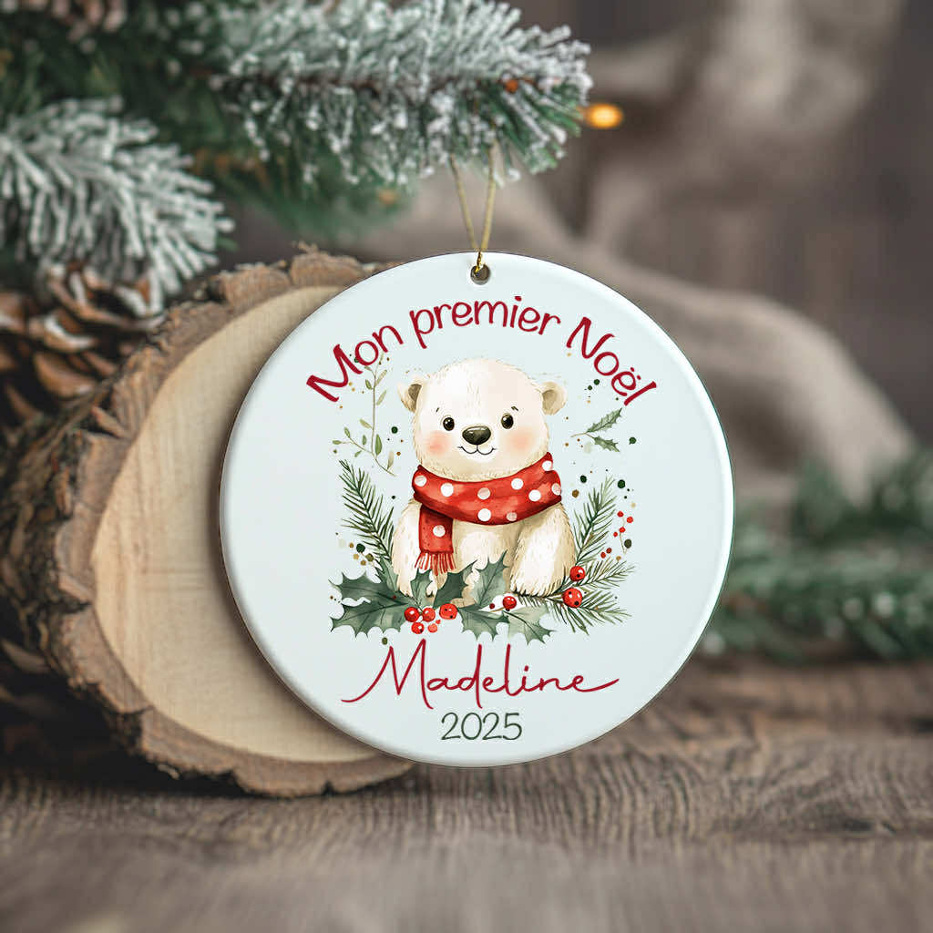 Ornement/Boule de Noël à personnaliser