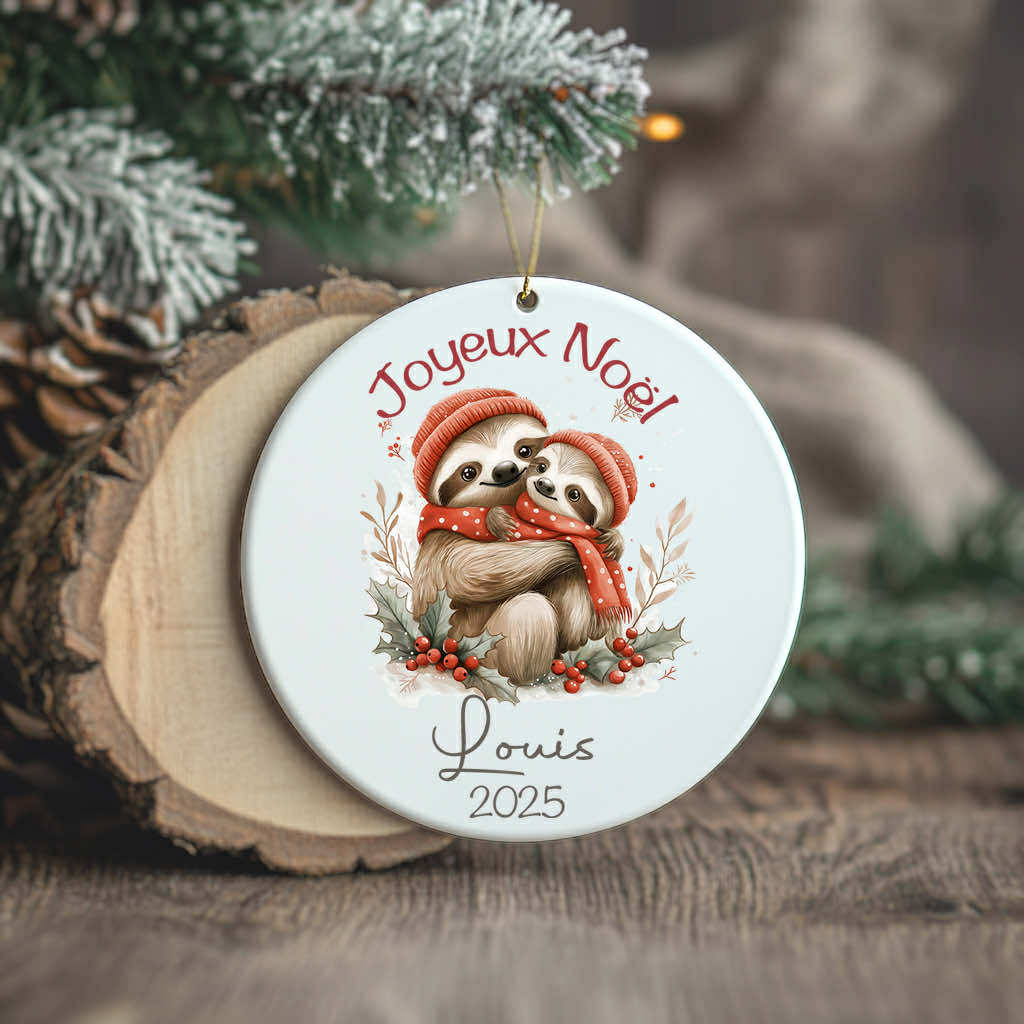 Ornement/Boule de Noël à personnaliser