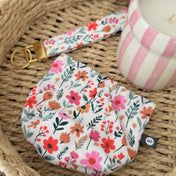 Porte-sous clic-clac, format petit rouge-rose