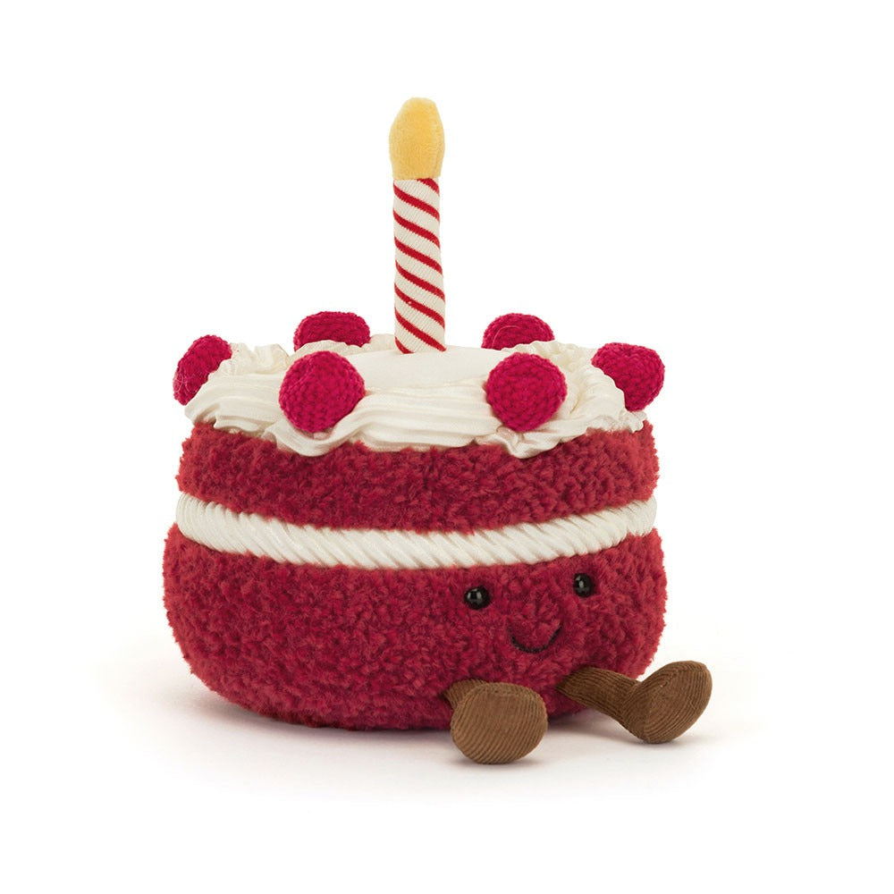 Peluche - Amuseables Gâteau aux cerises