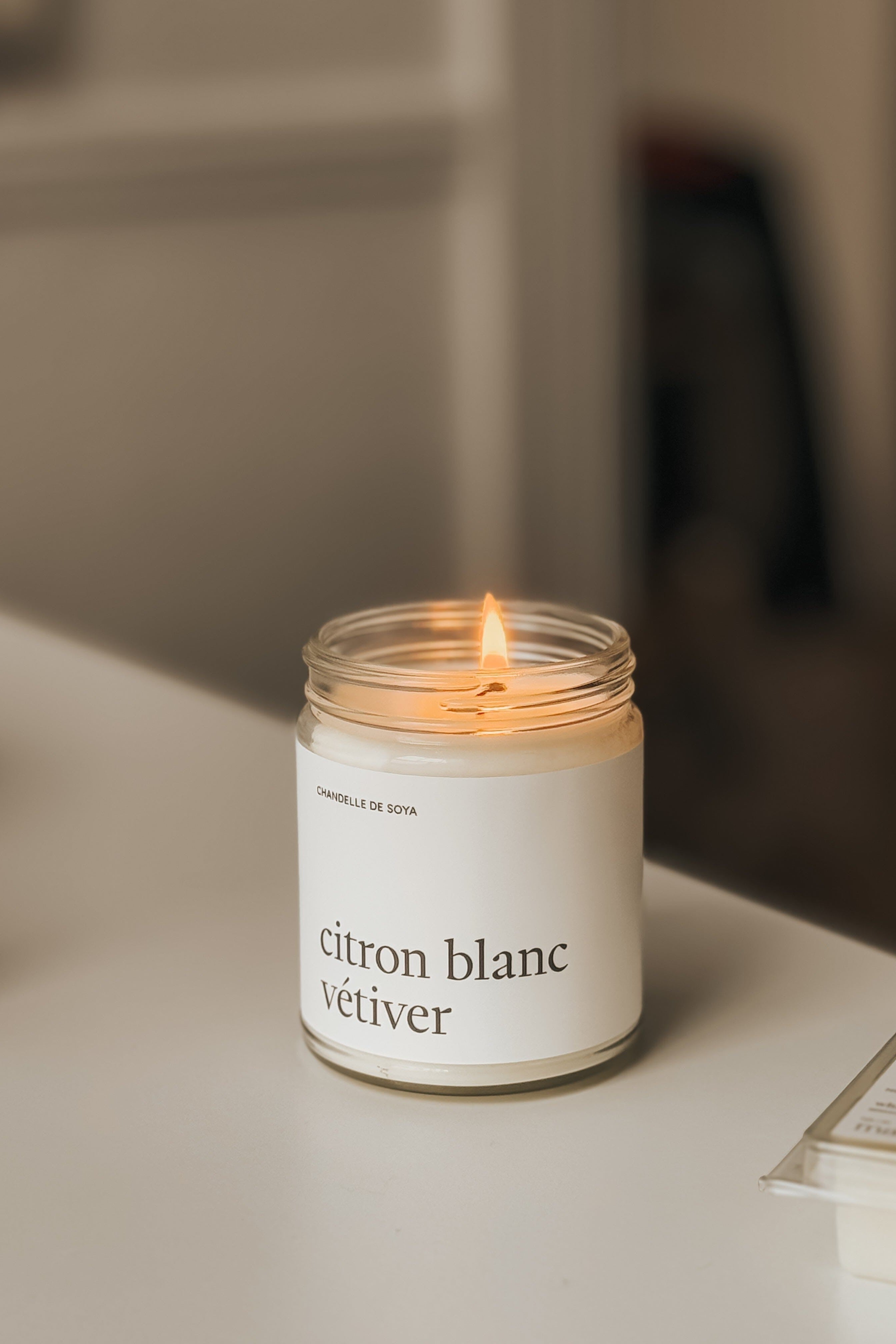 CHANDELLE DE SOYA - Citron blanc vétiver