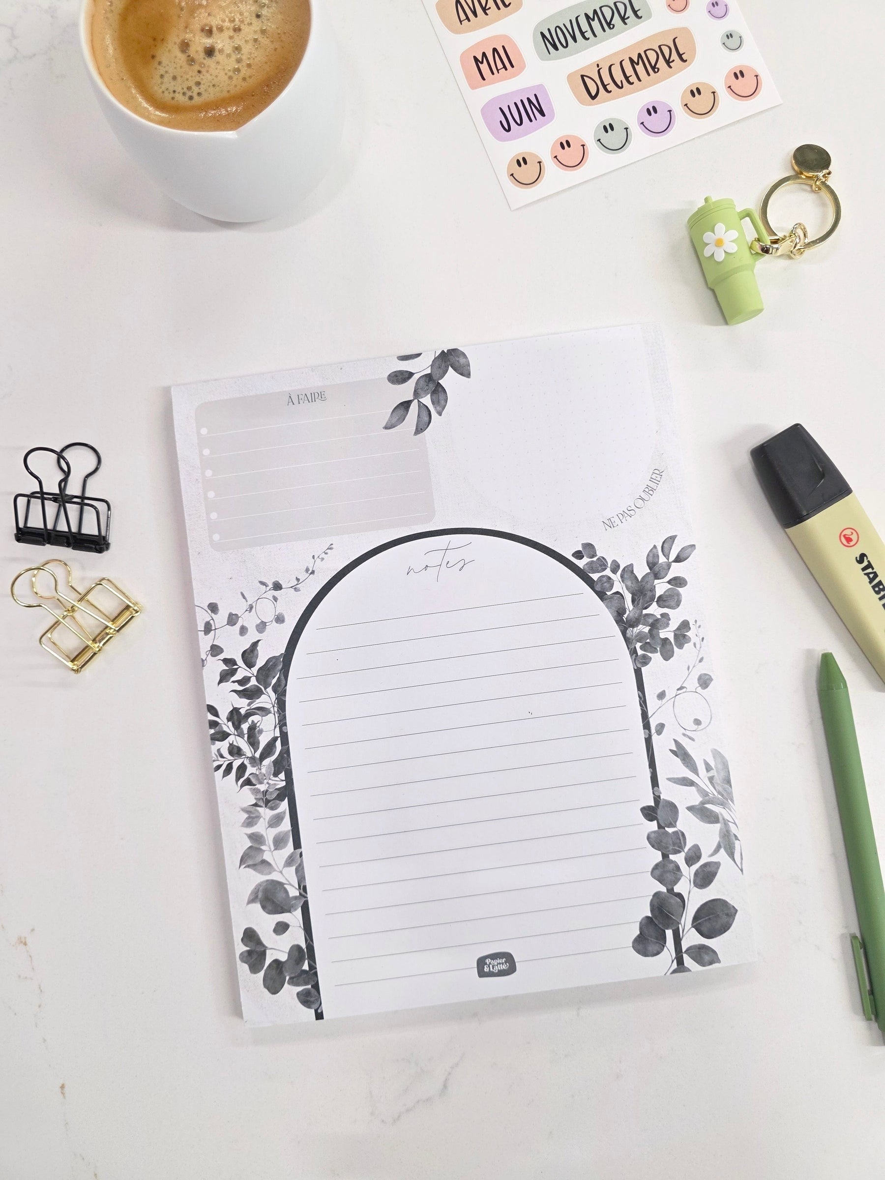 Bloc-notes - GRAND - 07 - Eucalyptus & Sérénité