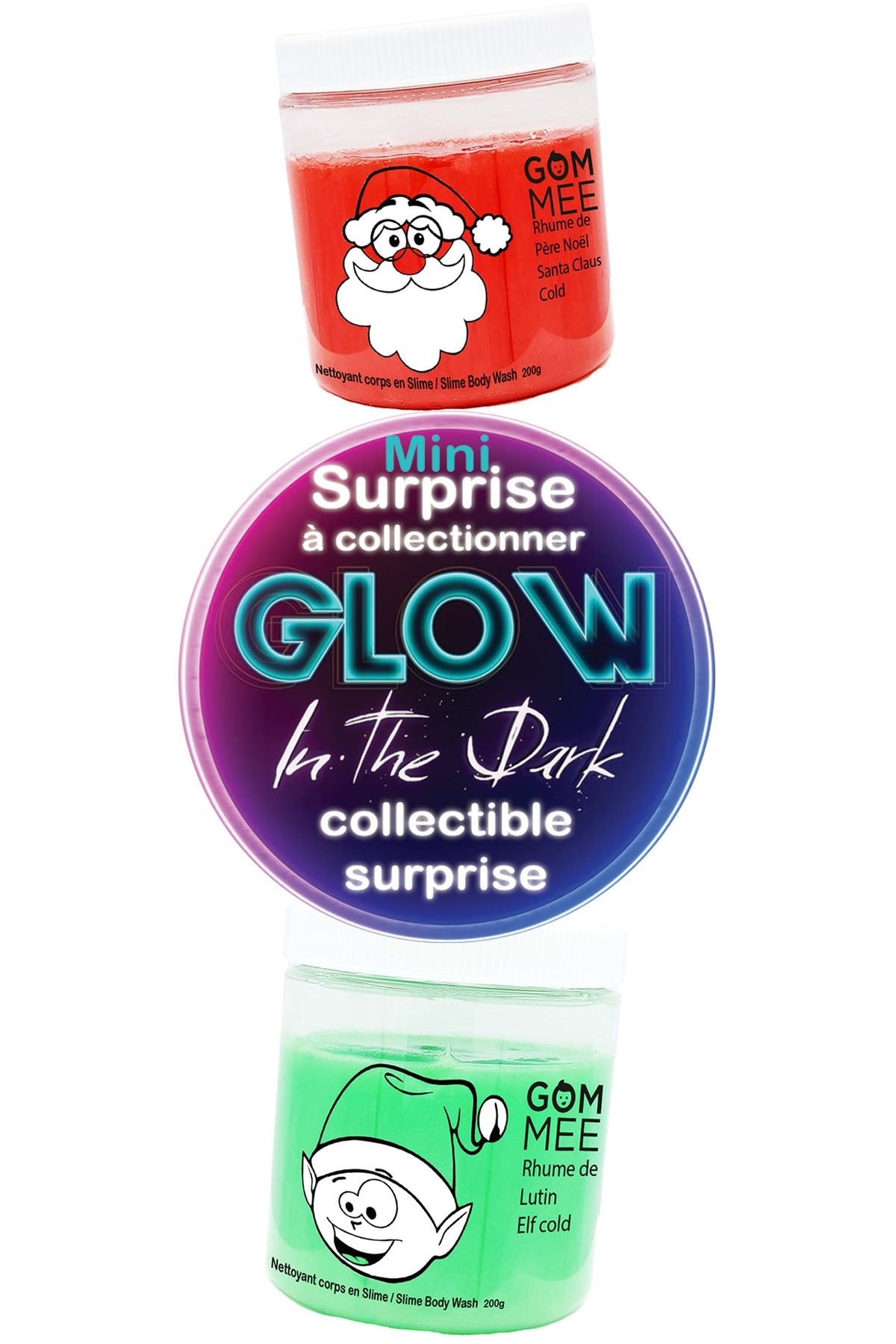 NOUVEAU Slime Moussante Rhume de Lutin - MINI SURPRISE GLOW IN THE DARK 200g