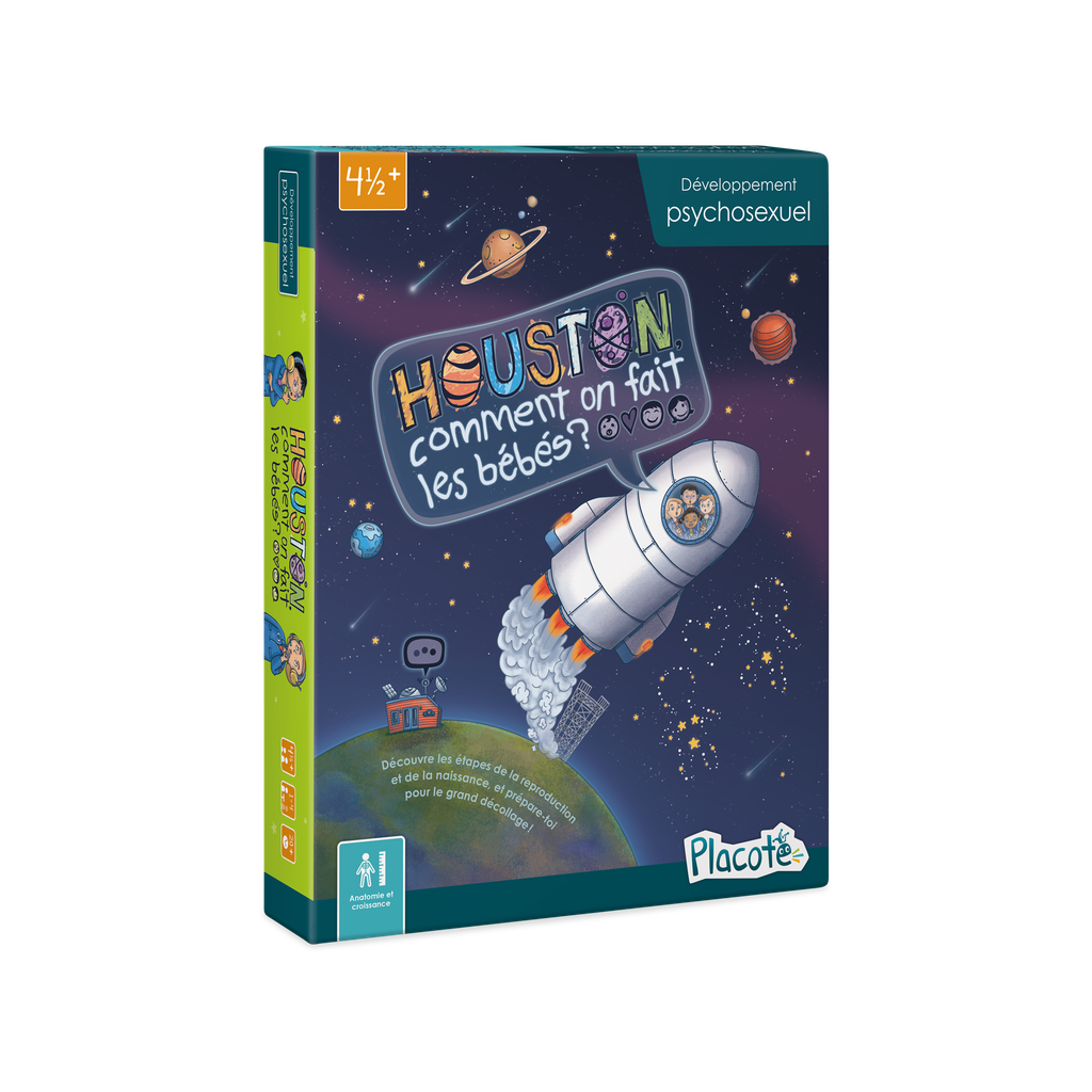 Jeu - Houston, comment on fait les bébés?  PROMO Prévente lancement du 17 au 27 octobre