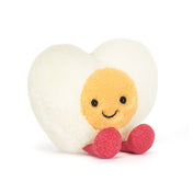 Peluche - Amuseables Œuf dur en forme de cœur
