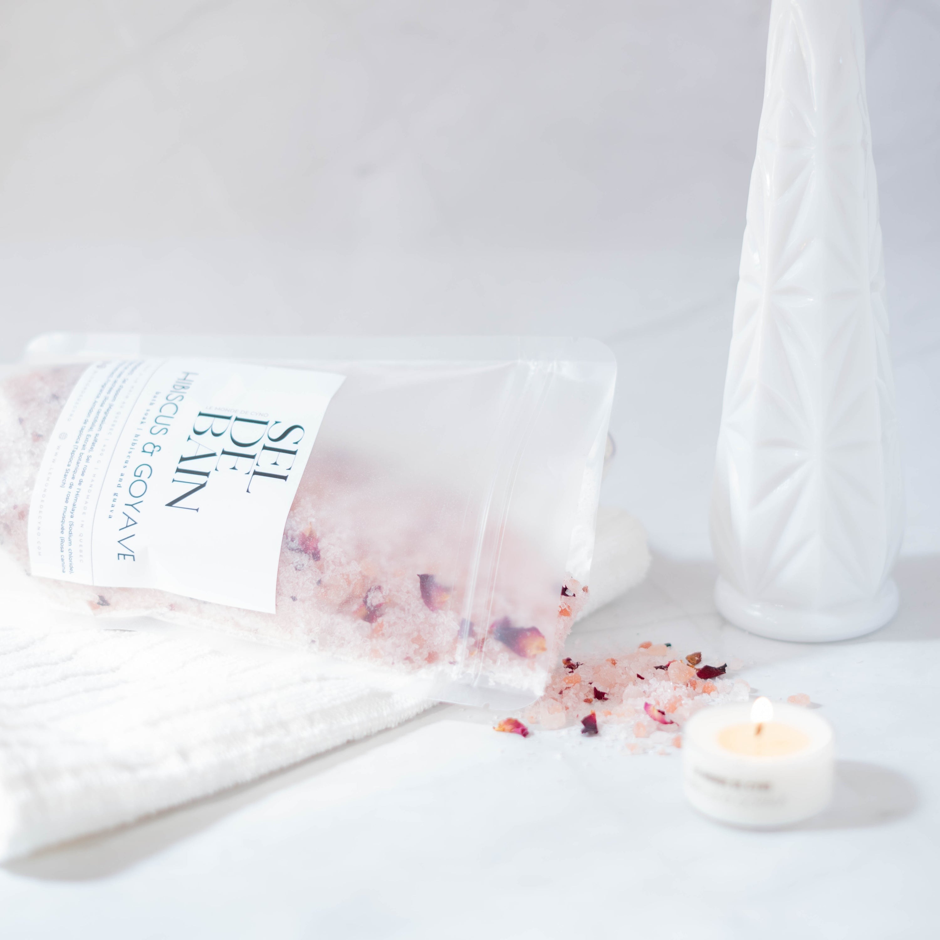 Sel de bain - Hibiscus et goyave