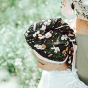 Serviette pour cheveux - Botanique verte