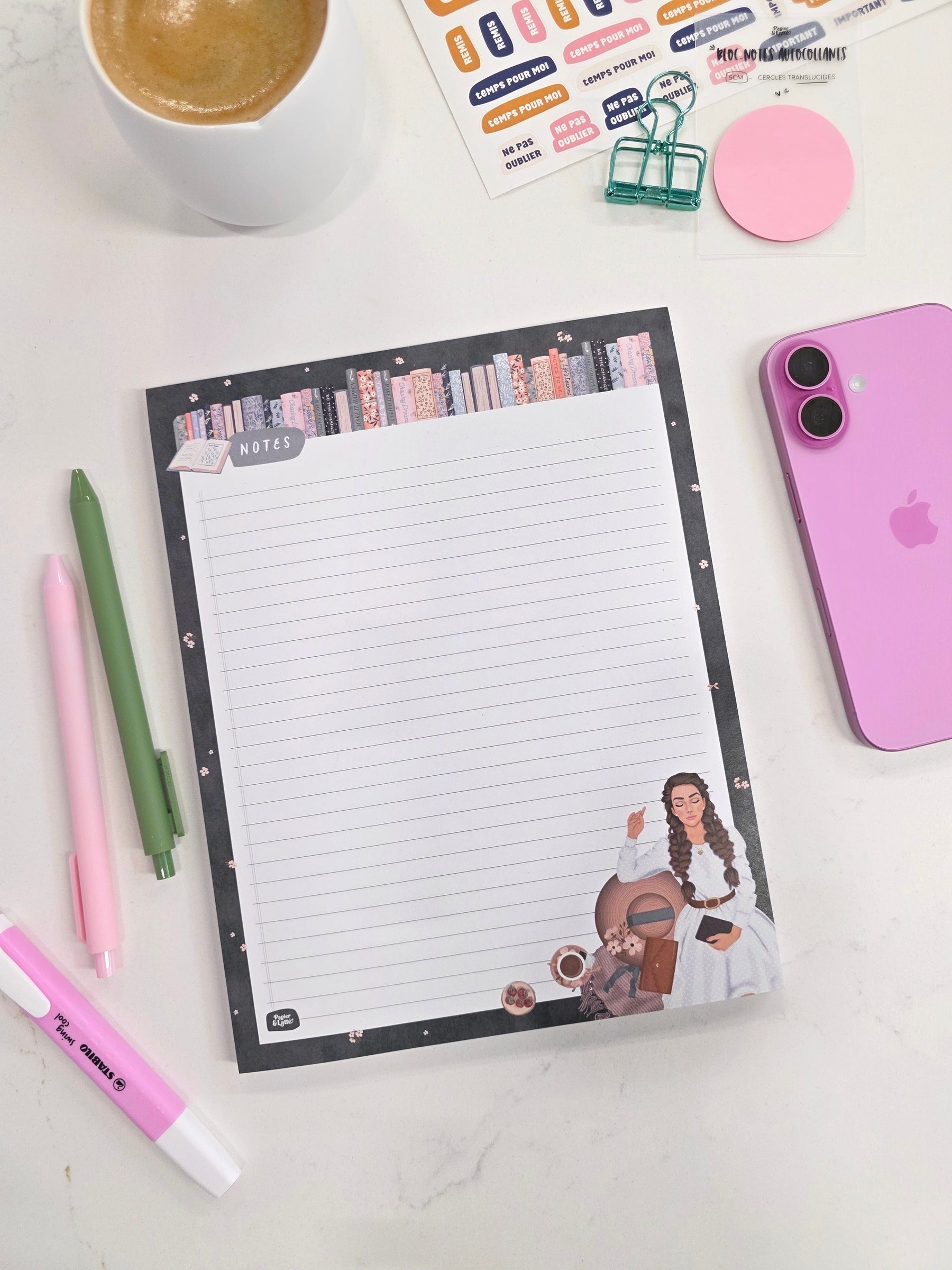 Bloc-notes - GRAND - 23 - Le temps de lire