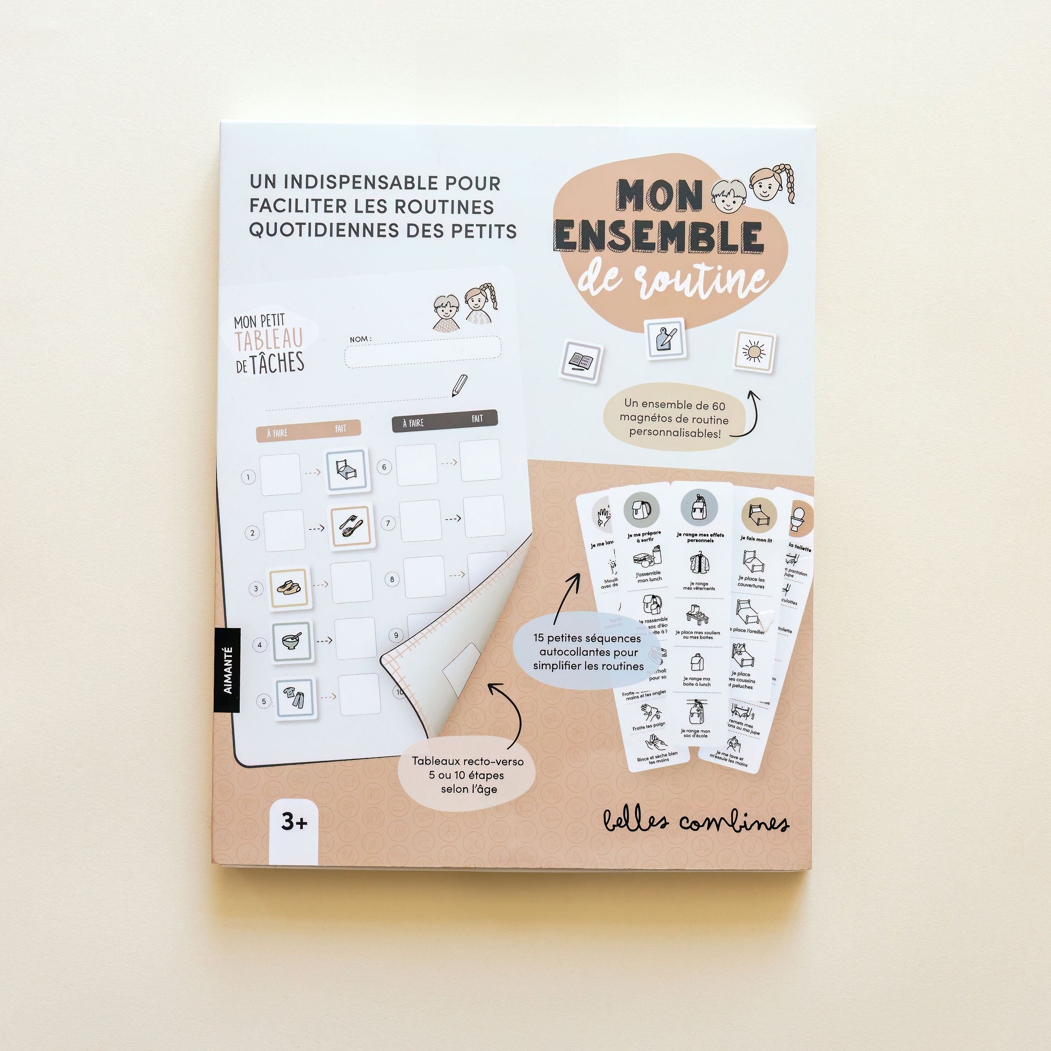 Coffret clés en main « Mon ensemble de routine »