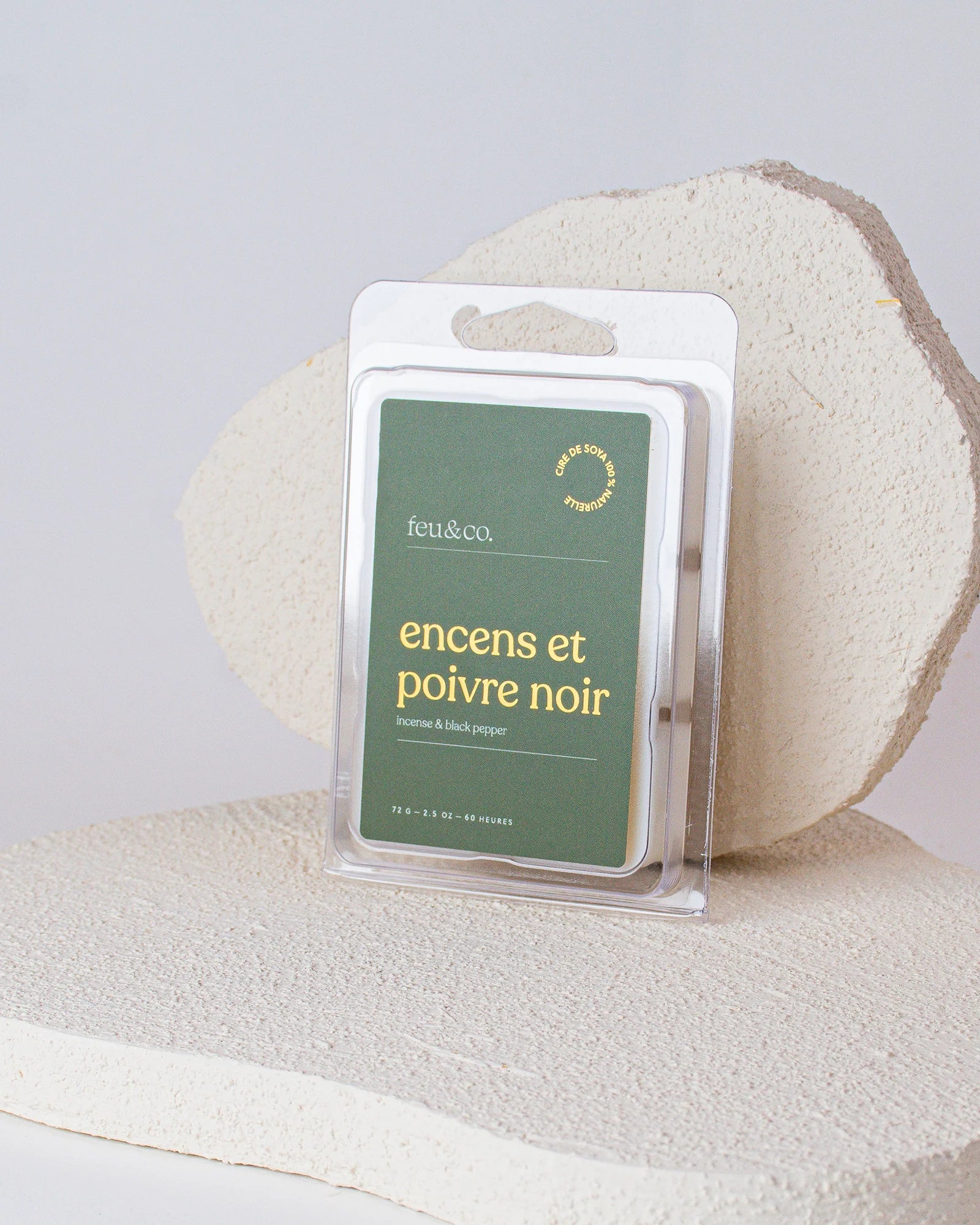 Cubes de cire - Encens et poivre noir