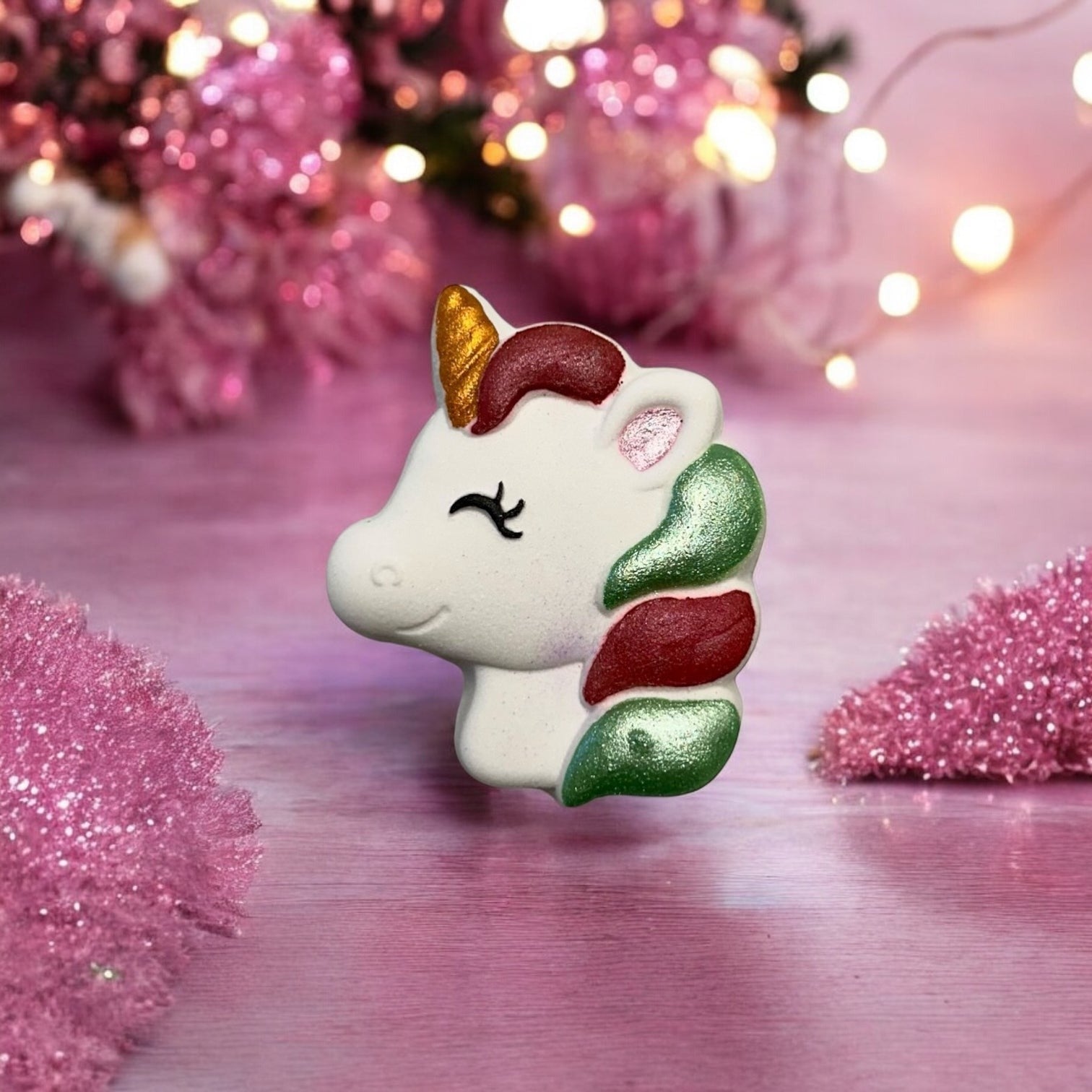 Bombe de bain - Licorne festive