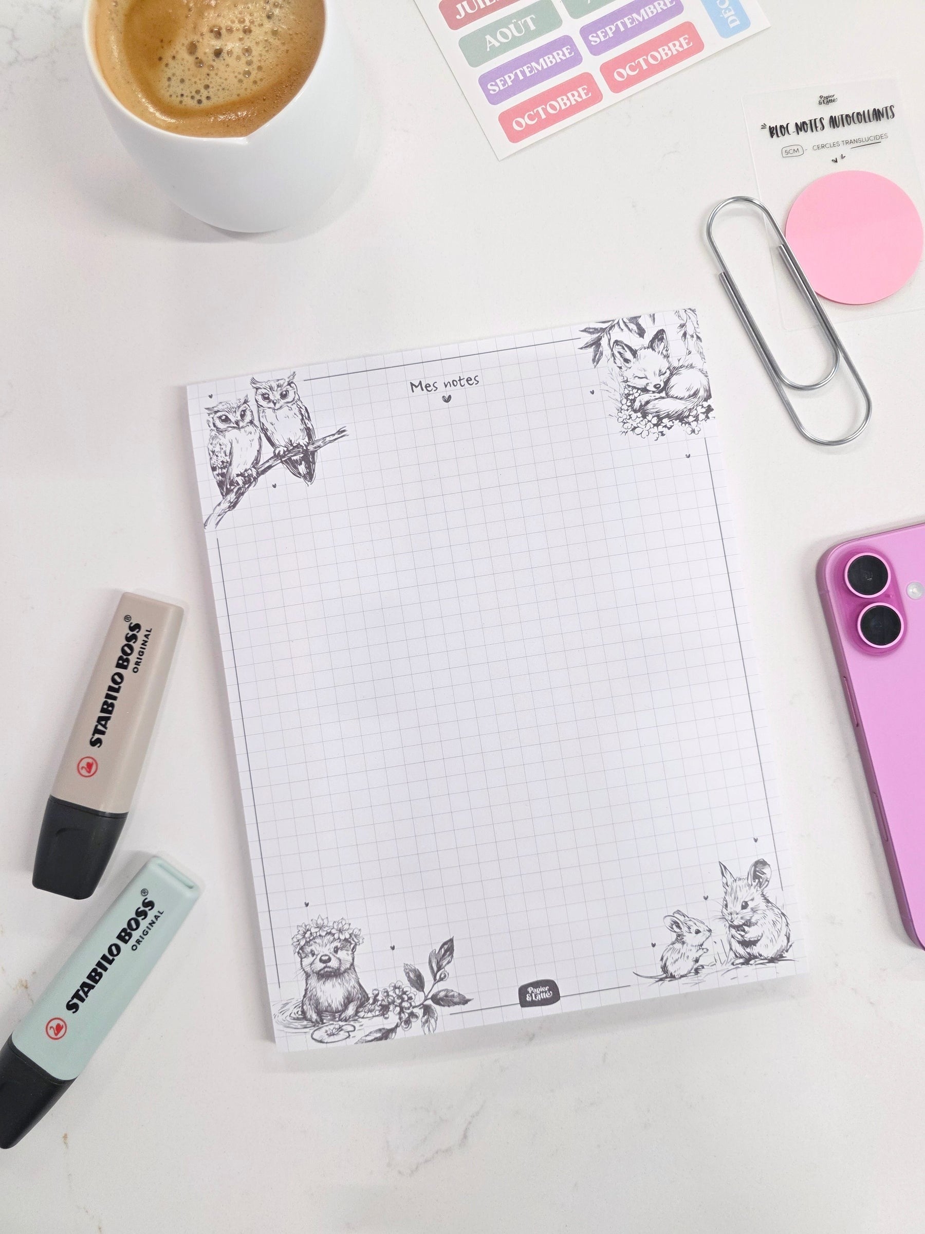 Bloc-notes - GRAND - 06 - La forêt chuchote