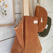 Sac cabas en corduroy