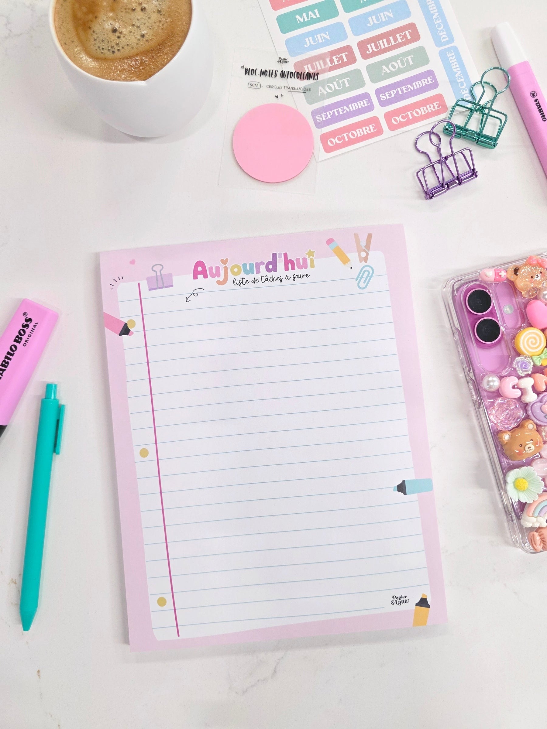 Bloc-notes - GRAND - 12 - Aujourd’hui en couleurs