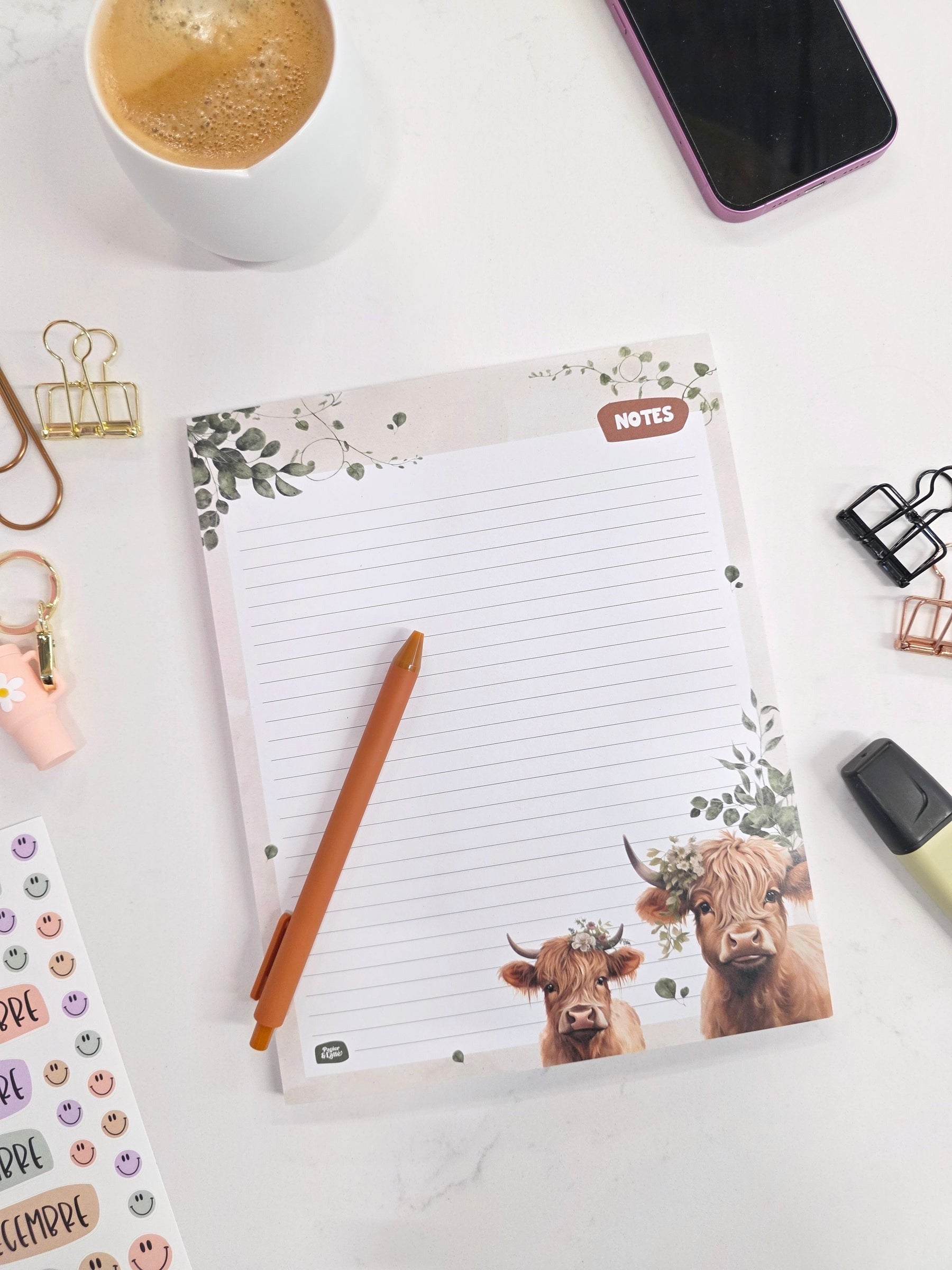 Bloc-notes - GRAND - 17 - Charme rustique