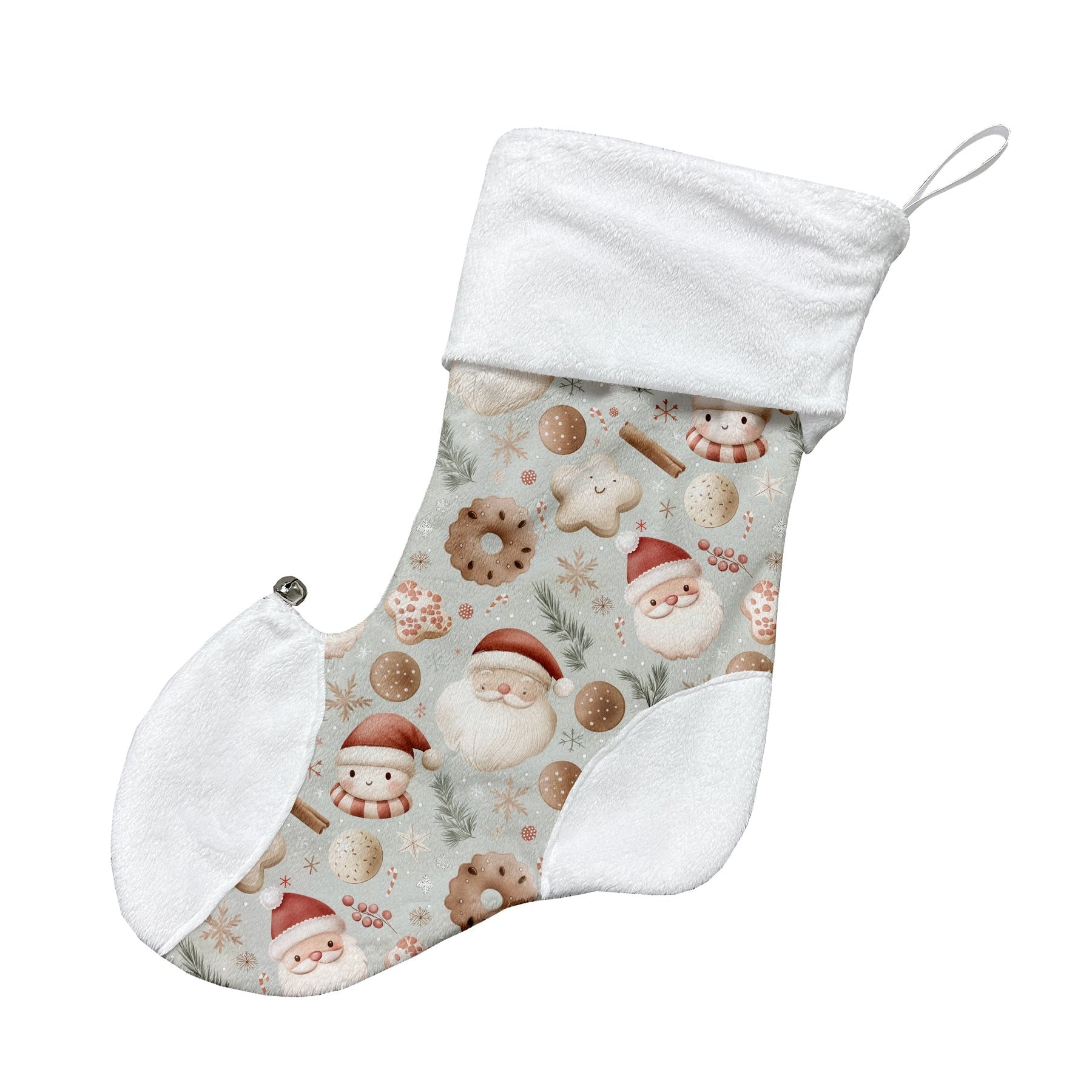 Bas de noël personnalisables - Père Noël gourmand