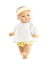 Bébé Gordis - Johana avec blouse marguerites et casquette - Paola Reina
