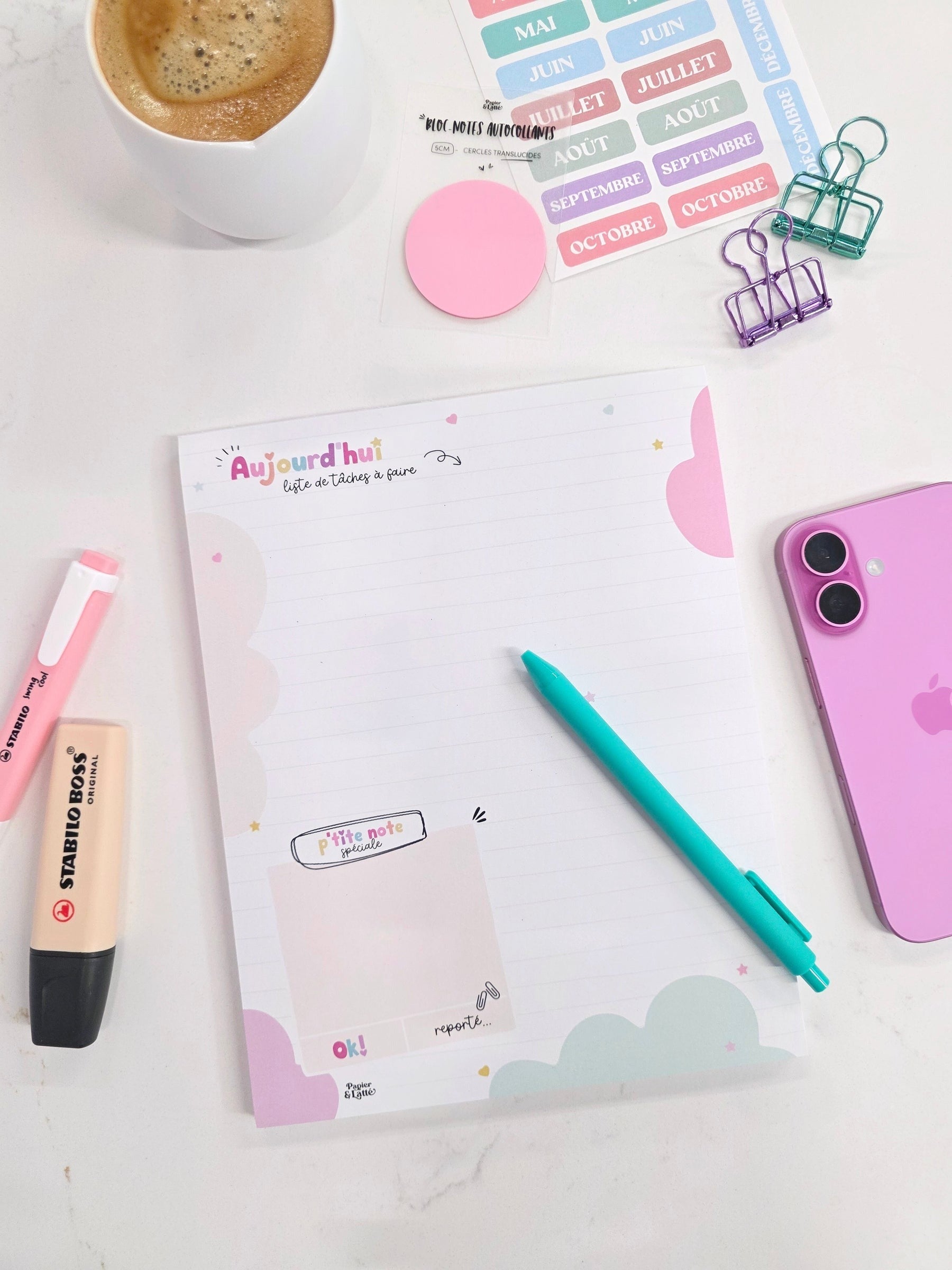 Bloc-notes - GRAND - 11 - Dans mes nuages