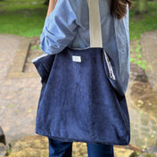 Sac cabas en corduroy