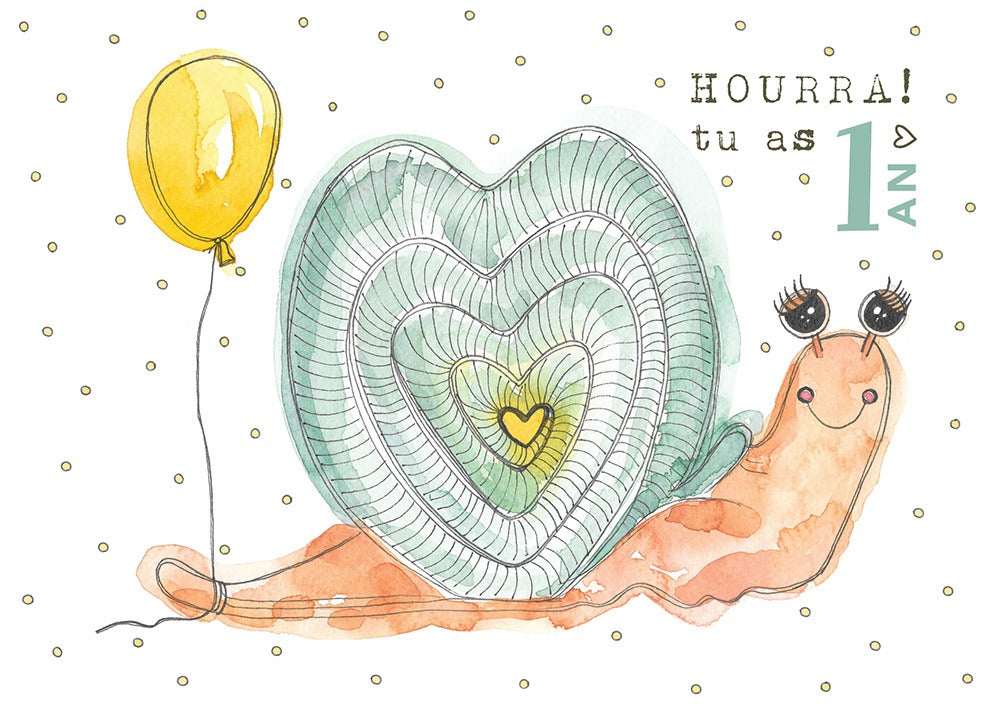 Carte de souhaits - 1 an