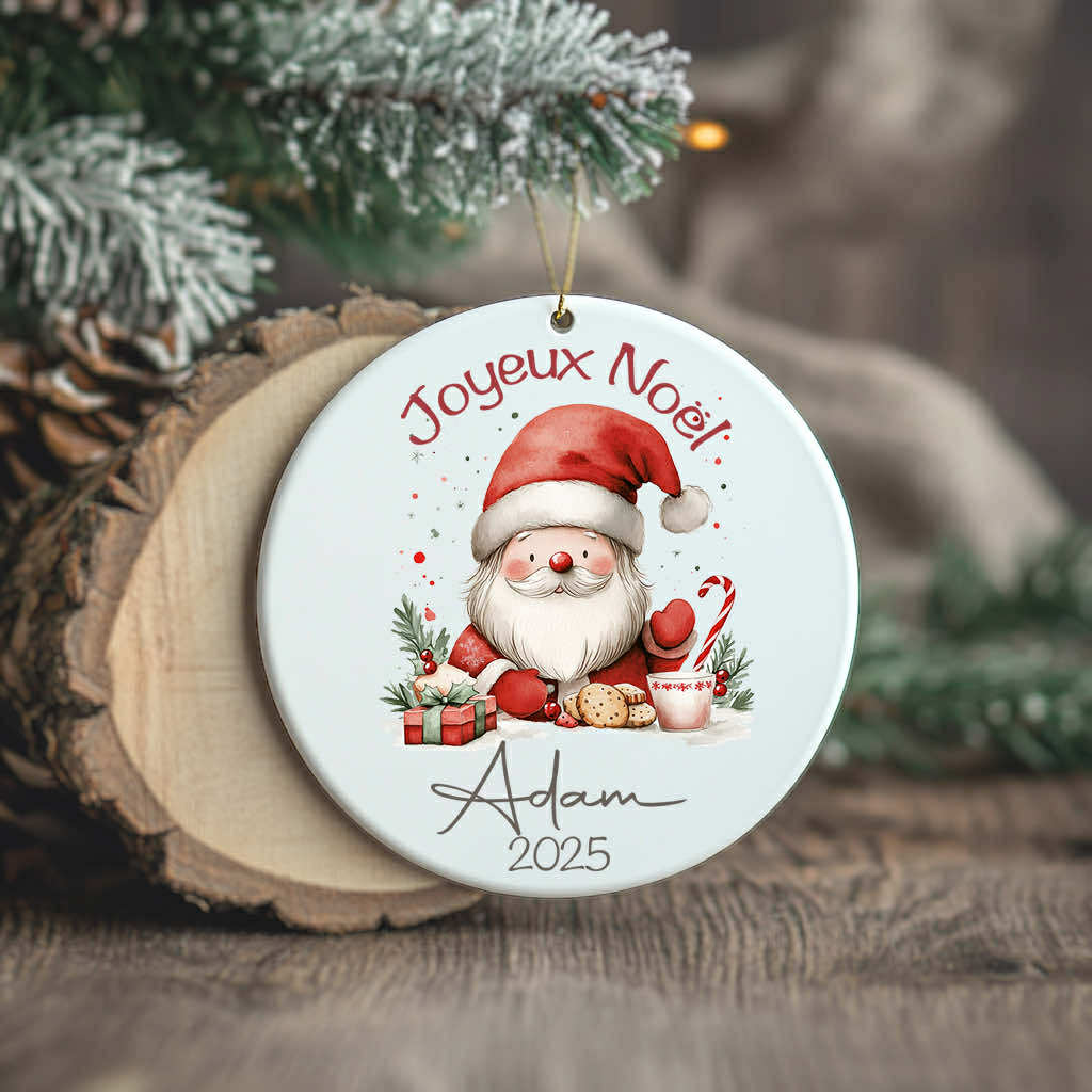 Ornement/Boule de Noël à personnaliser