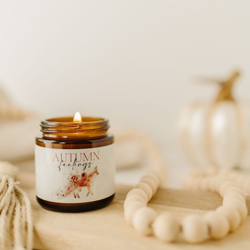 Mini bougie - Autumn feelings | Guimauve citrouille vanille